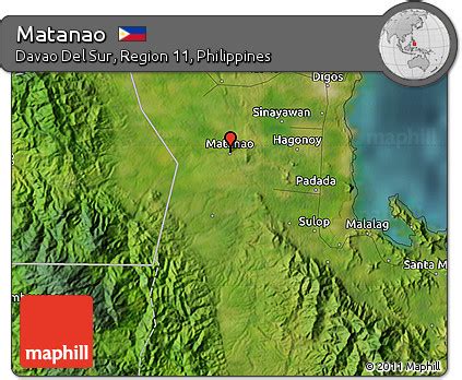 Matanao Map .